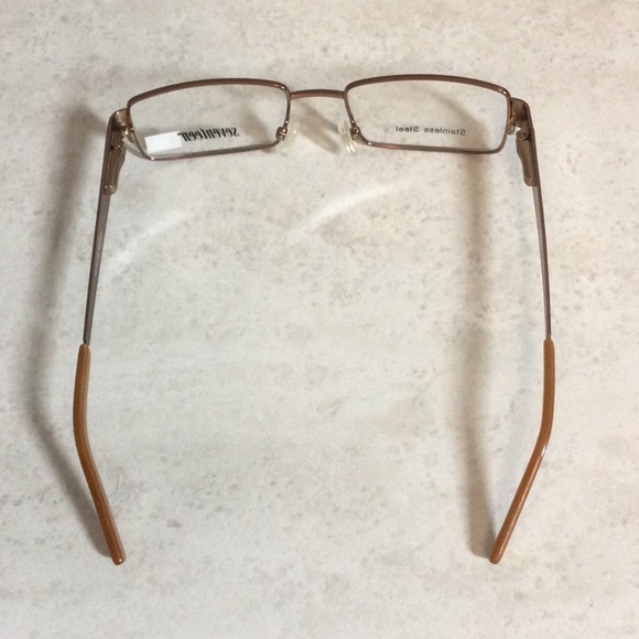 NWT Seventeen copper retro metal eyeglasses new old stock - Picture 5 of 16
